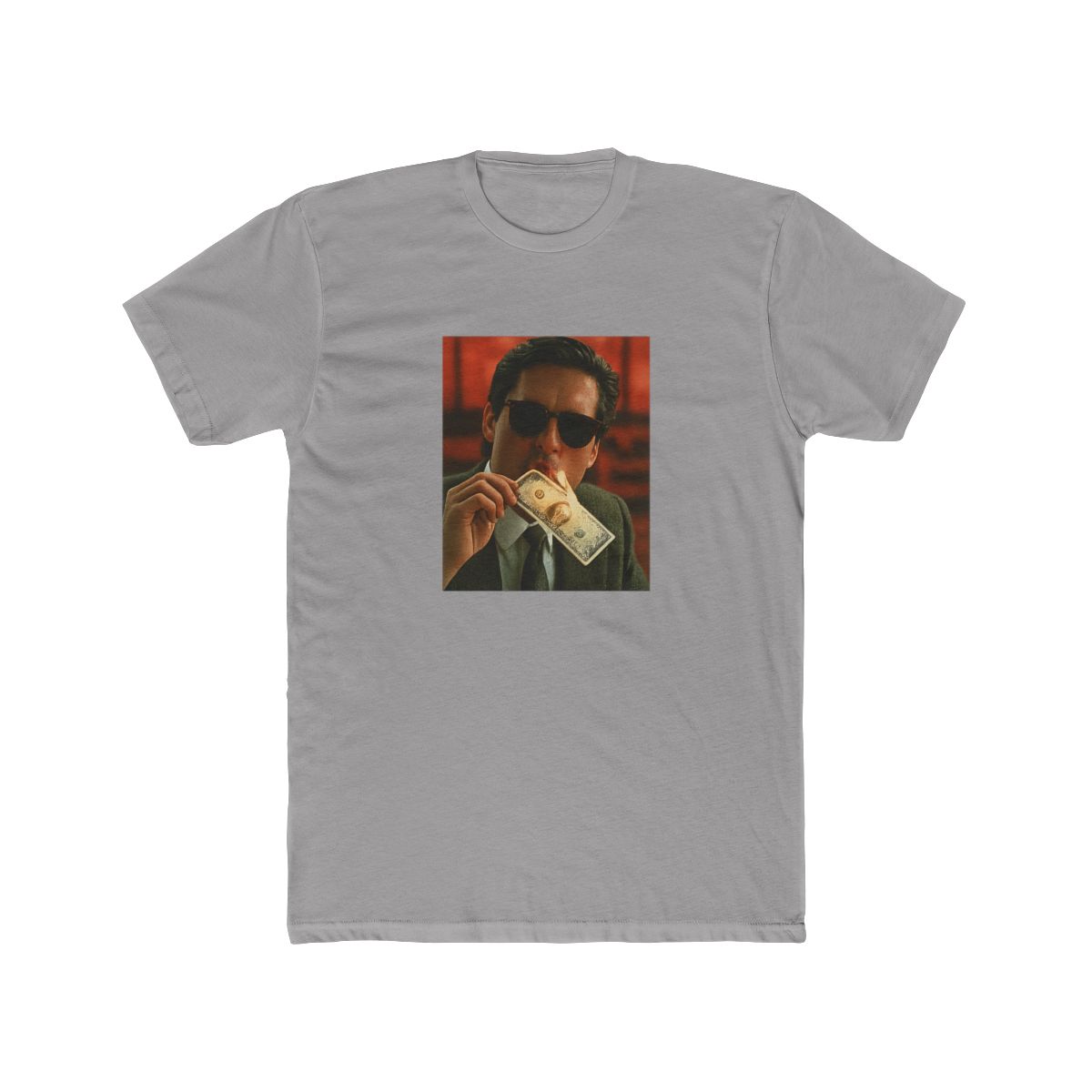 Burning Dollar Suit Guy Sunglasses T-Shirt - Official t-shirts merchandise