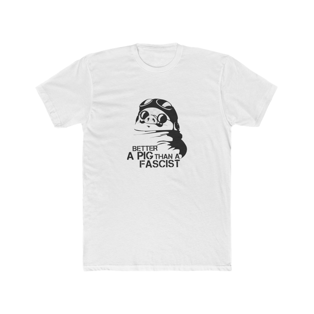 Better a Pig Than a Fascist Pig Graphic T-Shirt - Official t-shirts merchandise