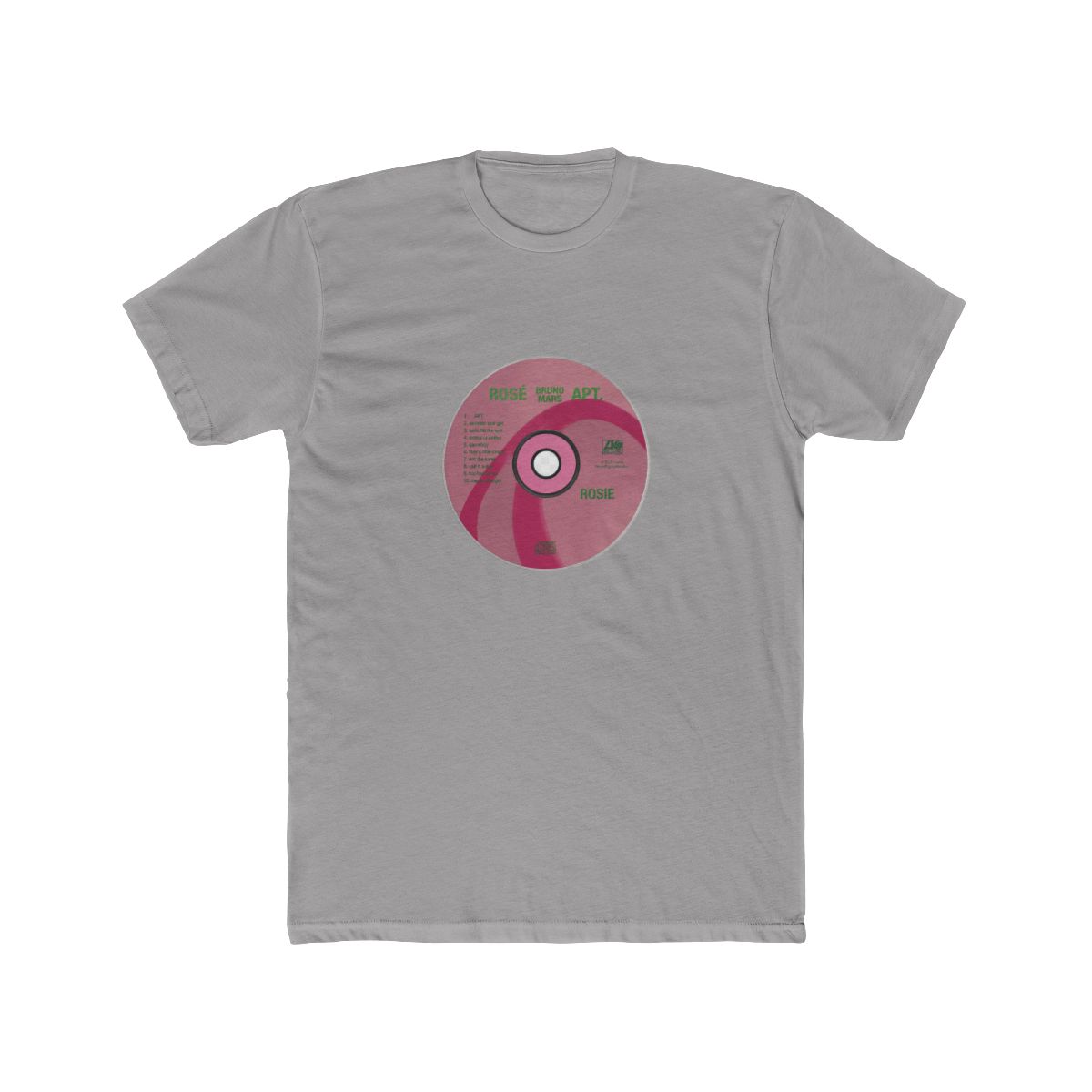 Black T Shirt featuring a pink and green CD design with the text "Better Than Ezra" and the album title "Friction" printed on the front - Official t-shirts merchandise