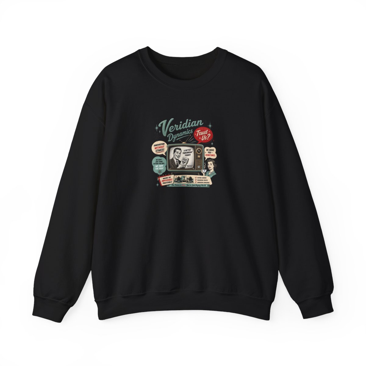 Better Off Ted "Innovation Without Ethics!" Crewneck - Better Off Ted official Sweatshirts merch