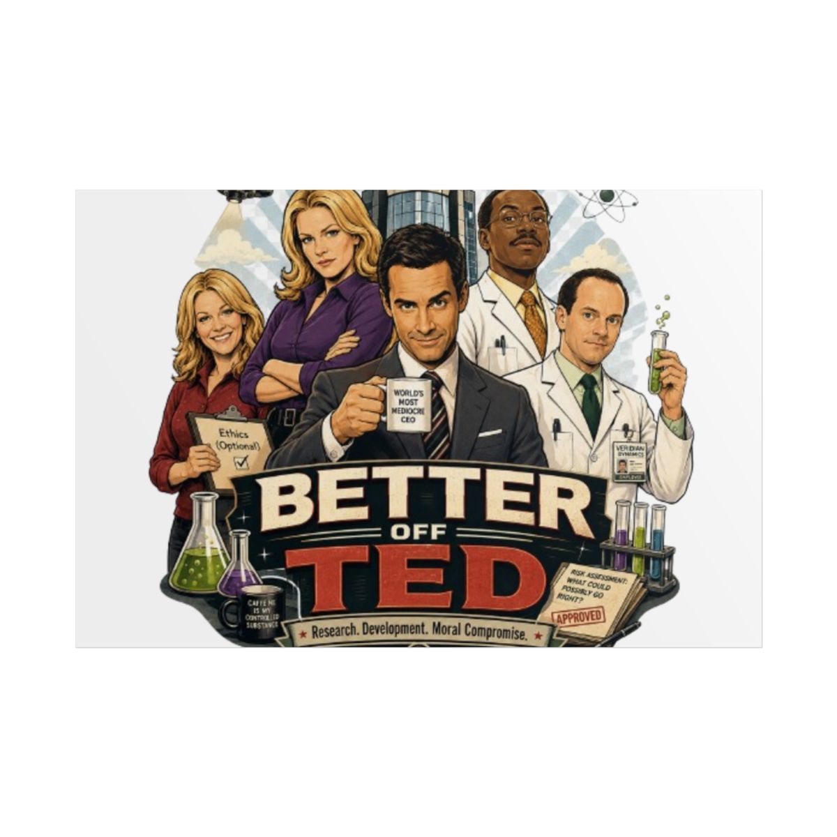 Better Off Ted Rolled Poster - alternate angle 4, merchandise